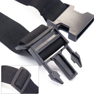 Luggage Straps for Suitcases  Approved, Travel Accessories to Connect Two Suitcase, Add A Bag Luggage Strap for Carry On Your 3 Luggages Adjustable Buckle Belt, 2Pack Black